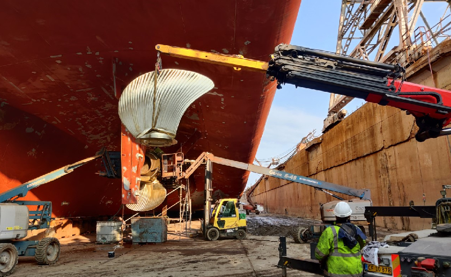Berg Propulsion propeller blade upgrade yields significant cut in fuel consumption for Stena Danica